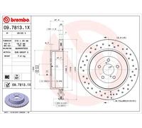 2 x Disco freno Assale posteriore per SUBARU IMPREZA