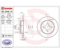 2 x Disco freno Assale posteriore per SUZUKI SWIFT