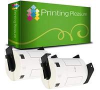 2 x DK11240 Etichette adesive compatibile per Brother P-Touch QL-1050 QL-1060N QL-1100 QL-1110NWB | 102mm x 51mm | 600 Etichetta per Rotolo | Etichette per Codici a Barre