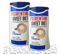 2 x Dolcificante Sweet Diet Fiorentini, 650 Compresse, Ipocalorico, Senza Glutine e Senza Aspartame, 39 gr - Multipack Convenienza 2 pz.