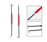 2 X Doppio Aperta Gancio E Pick Set Paraolio Estrattore Anello Guarnizione Tool