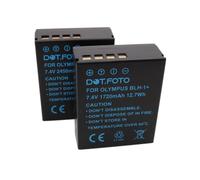 2 x Dot.Foto BLH-1 Premium 7.4v / 1720mAh Fully Decoded Batteria Ricaricabile per Olympus OM-D E-M1 Mark II, E-M1 Mark III, E-M1X