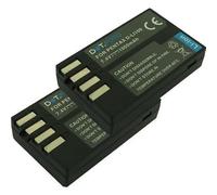 2 x Dot.Foto D-LI109 Premium 7.4v / 1050mAh Batteria Ricaricabile per Pentax KP, K-30, K-50, K-70, K-500, K-r, K-S1, K-S2