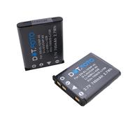 2 x Dot.Foto D-LI63, D-LI108 Premium 3.7v / 740mAh Batteria Ricaricabile per Pentax efina/Optio L30 L40 LS465 LS1000 LS1100 M30 M40 M90 M900 NB1000 RS1000 RS1500 T30 V10 V15 W30