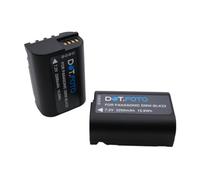 2 x Dot.Foto DMW-BLK22 Premium 7.2v / 2200mAh Batteria Ricaricabile per Panasonic Lumix DC-S5, S5II, S5IIX, S9, G9II, GH5, GH5II, GH5S, GH6