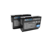2 x Dot.Foto EN-EL15, EN-EL15b, EN-EL15c Premium Alta Capacità 7.0v / 2500mAh Batteria Ricaricabile per Nikon D610, D750, D810, D800, D850, D880, D7100, D7200, D7000, D7500, Z6 II/III, Z7, Z8, Zf