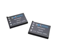 2 x Dot.Foto LB-012 Premium 3.7v / 700mAh Batteria Ricaricabile per Kodak PixPro SL5, FZ51, FZ52, FZ53, FZ55