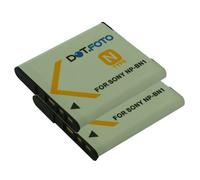 2 x Dot.Foto NP-BN, NP-BN1 Premium 3.7v / 630mAh Batteria Ricaricabile per Sony DSC-W800, DSC-WX220, DSC-W830, DSC-W810, DSC-QX10, DSC-QX30, DSC-QX100