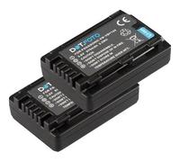 2 x Dot.Foto VW-VBY100 Premium 3.7v / 970mAh Batteria Ricaricabile per Panasonic HC-V110, HC-V130, HC-V160, HC-V201