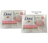 Dove Pink Beauty Bar Sapone Per Pelle Morbida E Liscia 4 X 90G
