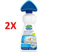 2 X Dr.beckmann Rimuovi Macchie Divani E Cuscini Spazzola Soft Brush 400 Ml