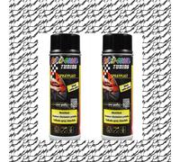 2 X Dupli-Color Vernice Sbucciature 388040 400 ML Nero Brillante Spray Plast