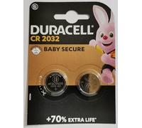 2 X Duracell CR 2032 batteria al litio, 3 Volt