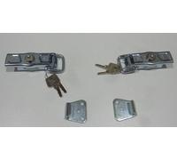 2 X Eccentrico Chiusura con Castello Bloccabile Chiusura Leva 400kg 101,5mm