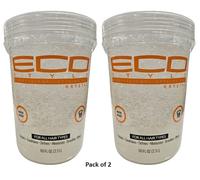 2 X ECO Stile Professionale Styling Gel Krystal Massima Tenuta 2273ml/2.3L