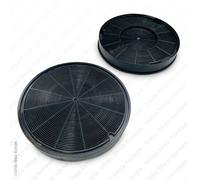 2 X EFF62 Antracite Carbone Filtro Per Fornello Cappa Ventola 200mm x 30mm