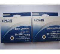 2 X Epson S015262/S015016 LQ-680 Pro Nastro Colorato Originale