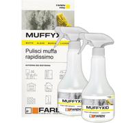ELIMINA MUFFA MUSCHIO E ALGHE SPRAY PER INTERNO ED ESTERNO MUFFYXID 500 ML 3 PZ
