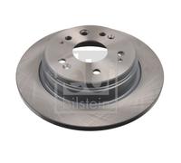 2x Disco freno Assale posteriore pieno 108524 FEBI BILSTEIN per HONDA STREAM