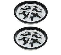 2 X Filtro Aspirapolvere Per Henry Hoover Rotondo 30.5cm Diametro Panno Ricambio