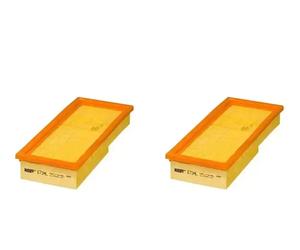 2 x Filtroo aria HENGST FILTER per CHRYSLER, MERCEDES-BENZ CROSSFIRE, SLK