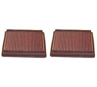 2 x Filtroo aria K&N Filters per AUDI A6 C5