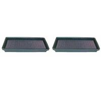 K&N Engineering 33-2290 Air Filter - Air Filters (Black, Red, Crossfire, 3.2L-V6; 2004, 116 X 268 X 32 Mm), Lavabile e Riutilizzabile