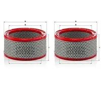 2 x Filtroo aria MANN-FILTER per FORD, PORSCHE, SAAB 912, 96, TAUNUS II