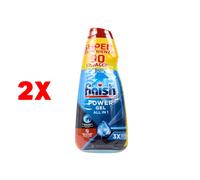 4 X Finish Gel Per Lavastoviglie Power Regular 90 Lavaggi (600 Ml X 3 Pezzi)