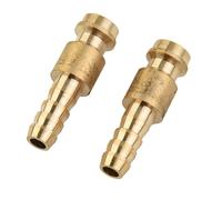2 X for Tig Saldatura Torcia Presa 6mm Maschio Gas & Acqua Adattatore Quick