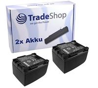 2 X Fotocamera ad alte prestazioni Li-Ion batteria sostituisce BP 808 BP 809 BP 819 BP 827 per Canon FS-10 HF 11 HF 100 HF 11 HD HG 20 HG 21 LEGRIA FS19 FS22 FS37
