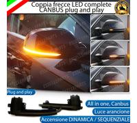 2 X FRECCE SPECCHIETTI LED DINAMICHE PROGRESSIVE SEQUENZIALI AUDI A5 B8 RESTYNG