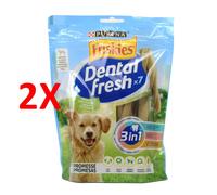 2 X Friskies Cane Snack Dental Fresh Busta 180 Grammi Medio/grande Salvafresche