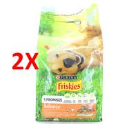 2 X Friskies Crocchette Cane Kg.1,5 Pollo-manzo-verdure Mangiare Cani