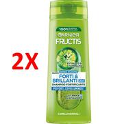 Garnier Fructis Shampoo Fortificante 2in1, Per Capelli Normali, Per Capelli Forti e Luminosi, Con Estratto di Pompelmo e Vitamina B6, Forti & Brillanti, 250 ml