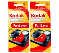 2 x Funsaver fotocamera usa e getta con flash 800 ISO