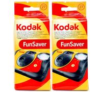 2 x Funsaver fotocamera usa e getta con flash 800 ISO