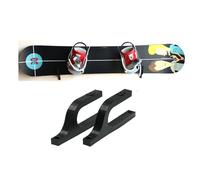 2 x gancio nero per snowboard supporto per skateboard longboard display suppo...