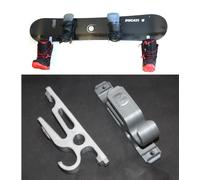 2 x gancio per snowboard supporto per skateboard longboard display portaogget...