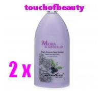2 x GANDINI MORA & MUSCHIO Bagno Schiuma Dolce Carezza 500ml