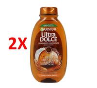 2 X Garnier Ultra Dolce Shampoo Cacao Olio Di Cocco 250 Ml