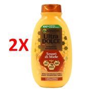 2 X Garnier Ultra Dolce Shampoo Tesori Di Miele 250 Ml