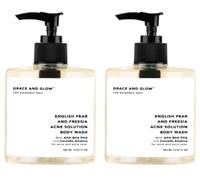 2 x Gel doccia profumo Grace And Glow English Pear & Freesia SPEDIZIONE GRATUITA