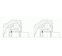 2 x Giunto semiasse LÖBRO per AUDI 100 C4, A6 C4