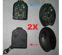 2 X GUSCIO TELECOMANDO GT AUTO ALARM ANTIFURTO ORIGINALE GT482 COVER - COPPIA