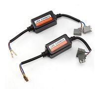 2 x H1 LED Headlight Decoder per Resistori di Avvertimento Canbus Senza Errori, Decoder per Fari Anti Sfarfallio Riloer