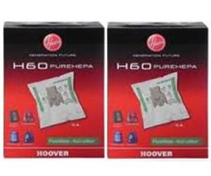 2 X H60 Sacchetti Hoover Sensory Freemotion Silent Originali Microfibra EPA