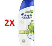 2 X Head & Shoulders Shampoo Antiforfora Apple Fresh 250 Ml