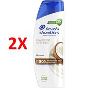 2 X Head & Shoulders Shampoo Antiforfora Idratazione Profonda Con Olio Di Cocco