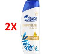 2 X Head & Shoulders Shampoo Antiforfora Supreme Idrata Con Olii Di Argan E Coc